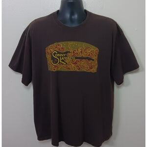 Sonny Landreth Adult XL Band T-shirt Brown Gildan Tee Blues